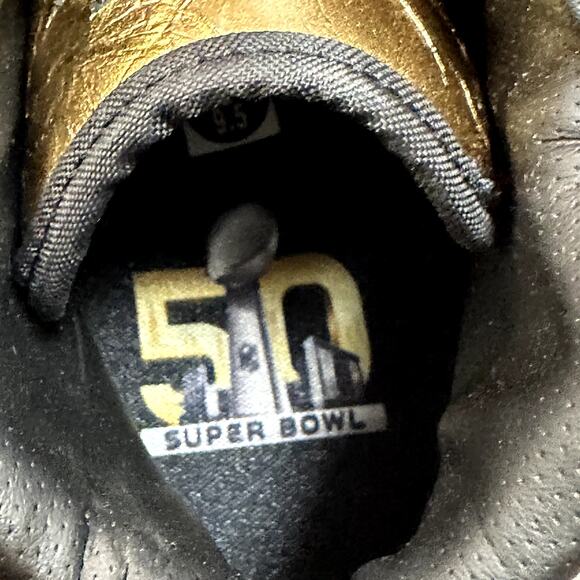 NIB NWT Nike Air Trainer 1 PRM QS (NFL) Super Bowl 50 Metallic Gold / Black 9.5 main image 9
